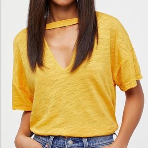 Free People Jordan Cutout Tee